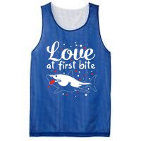 Sharks Valentines Day Crusher Heart Love Great White Shark Funny Gift Mesh Reversible Basketball Jersey Tank