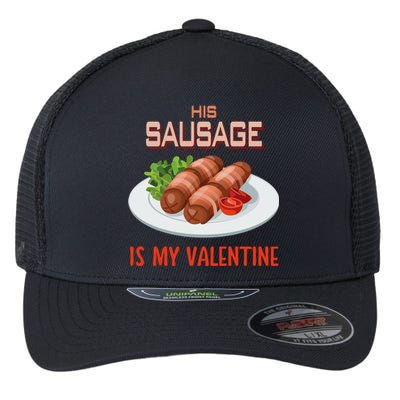 Sausage Valentines Day Funny Gift For Her Naughty Adult Cool Gift Flexfit Unipanel Trucker Cap