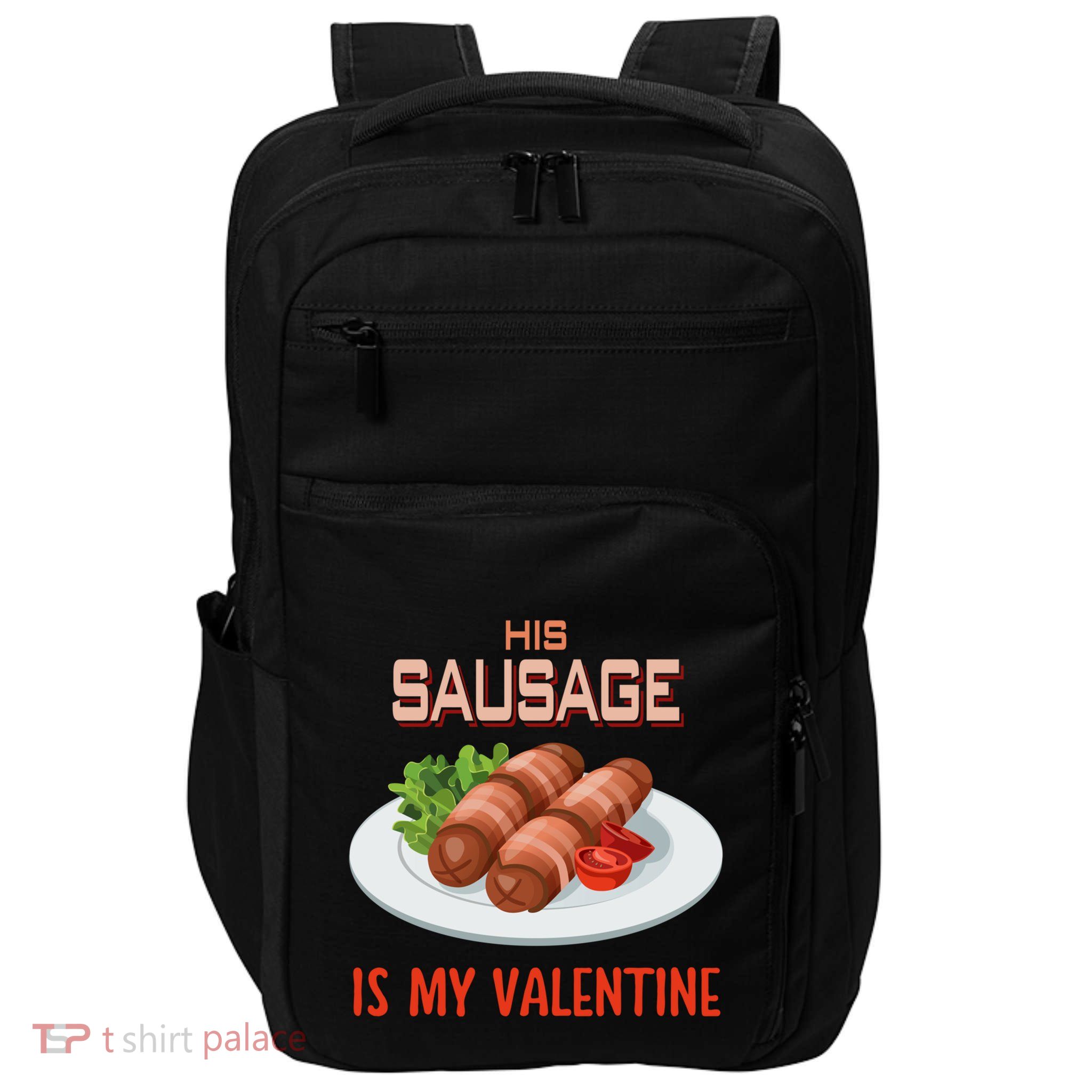 Sausage Valentines Day Funny Gift For Her Naughty Adult Cool Gift Impact Tech Backpack