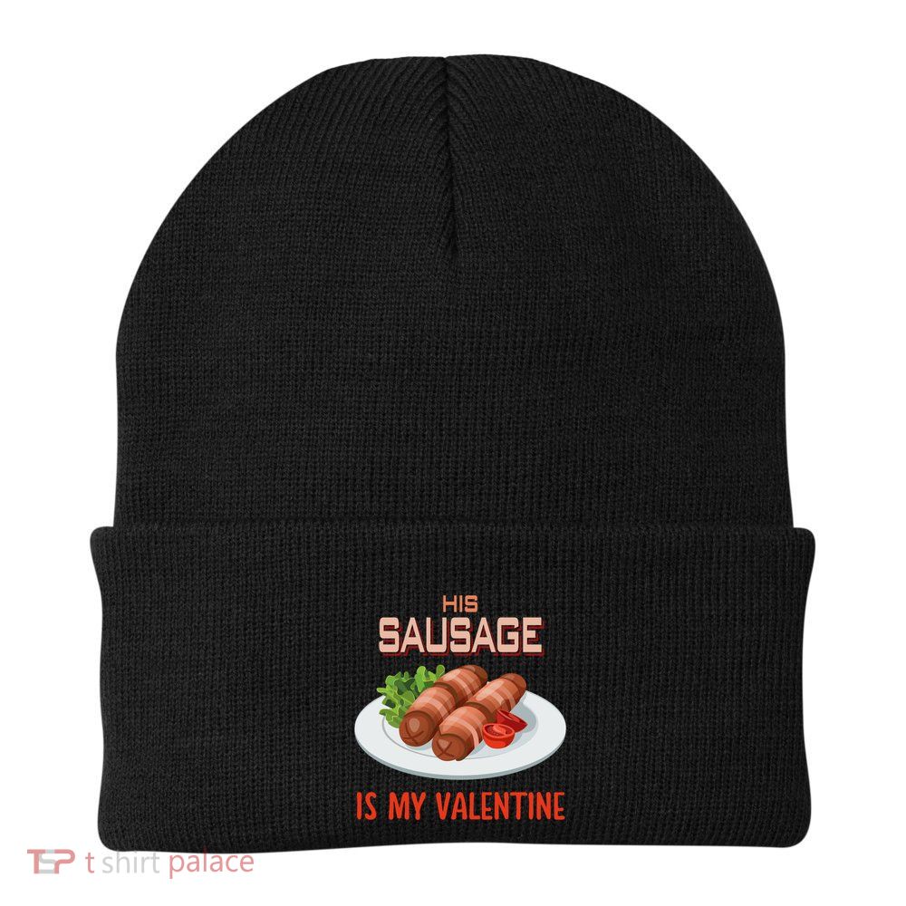 Sausage Valentines Day Funny Gift For Her Naughty Adult Cool Gift Beanie