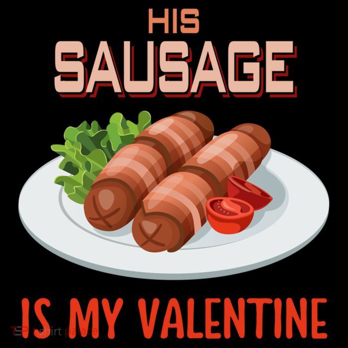 Sausage Valentines Day Funny Gift For Her Naughty Adult Cool Gift Flatbill Hat