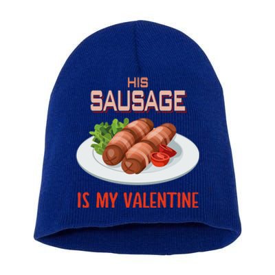 Sausage Valentines Day Funny Gift For Her Naughty Adult Cool Gift Short Acrylic Beanie