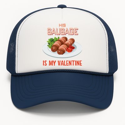 Sausage Valentines Day Funny Gift For Her Naughty Adult Cool Gift Trucker Hat