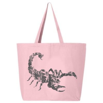Scorpion Vintage Design Distressed Scorpion Print 25L Jumbo Tote