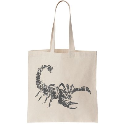 Scorpion Vintage Design Distressed Scorpion Print Bag