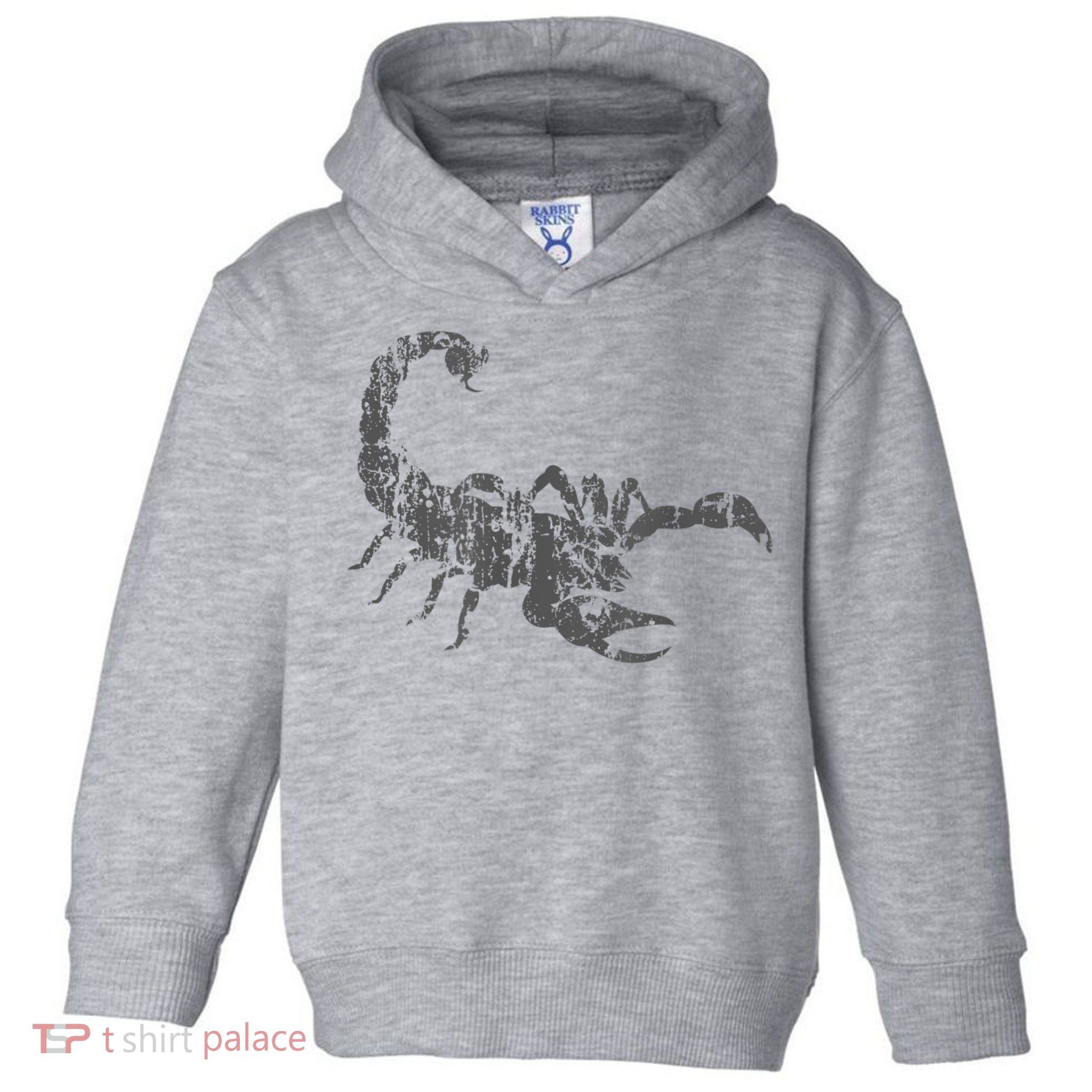 Scorpion Vintage Design Distressed Scorpion Print Toddler Hoodie