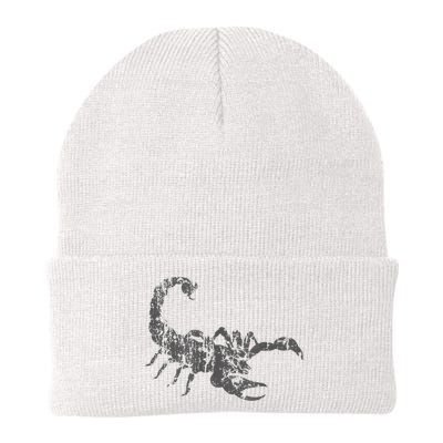 Scorpion Vintage Design Distressed Scorpion Print Beanie