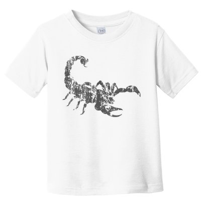 Scorpion Vintage Design Distressed Scorpion Print Toddler T-Shirt