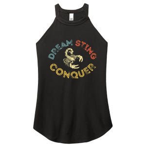 Scorpion Vibes Dream Sting & Conquer Retro Women's Perfect Tri Rocker Tank