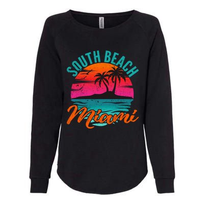 Sunset Vacation Distressed Grunge Gift Womens California Wash Sweatshirt