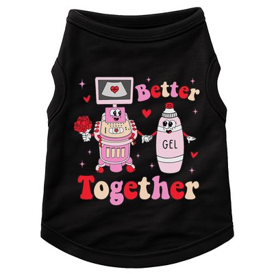 Sonographer ValentineS Day Rdms Ultrasound Technologist Doggie Tank