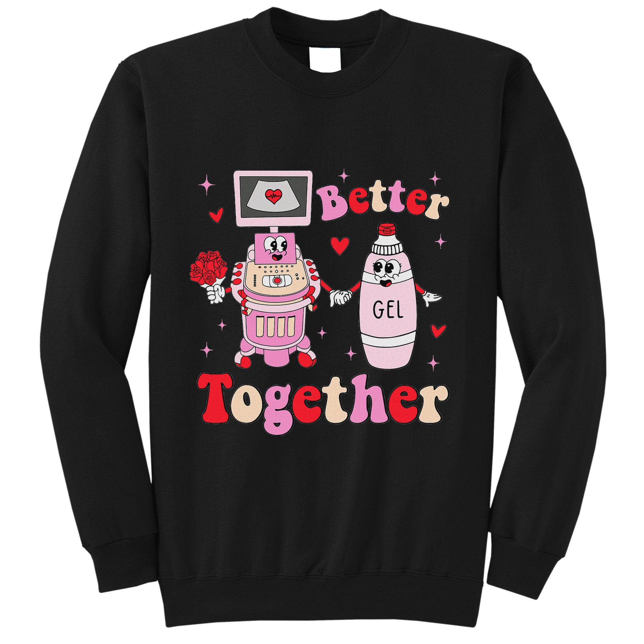 Sonographer ValentineS Day Rdms Ultrasound Technologist Sweatshirt