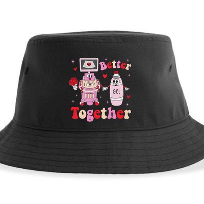 Sonographer ValentineS Day Rdms Ultrasound Technologist Sustainable Bucket Hat