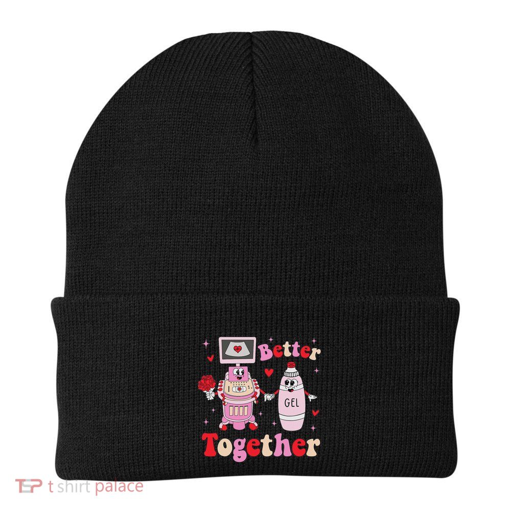 Sonographer ValentineS Day Rdms Ultrasound Technologist Beanie