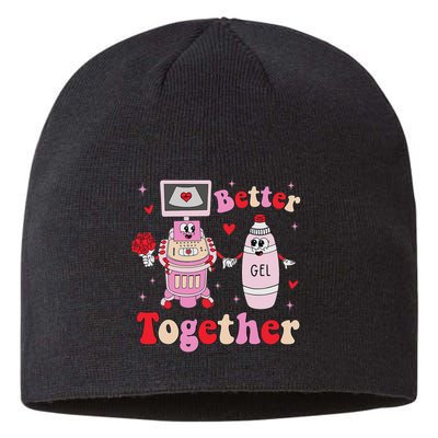 Sonographer ValentineS Day Rdms Ultrasound Technologist Sustainable Beanie