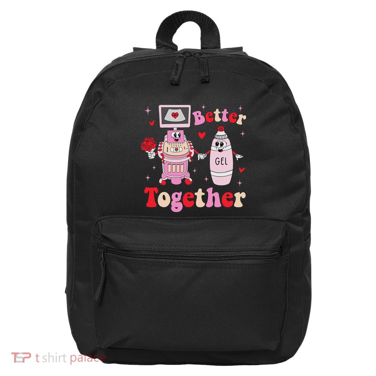 Sonographer ValentineS Day Rdms Ultrasound Technologist 16 in Basic Backpack