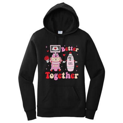 Sonographer ValentineS Day Rdms Ultrasound Technologist Women's Pullover Hoodie
