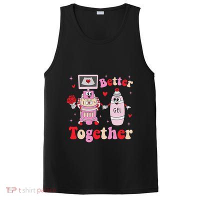 Sonographer ValentineS Day Rdms Ultrasound Technologist PosiCharge Competitor Tank