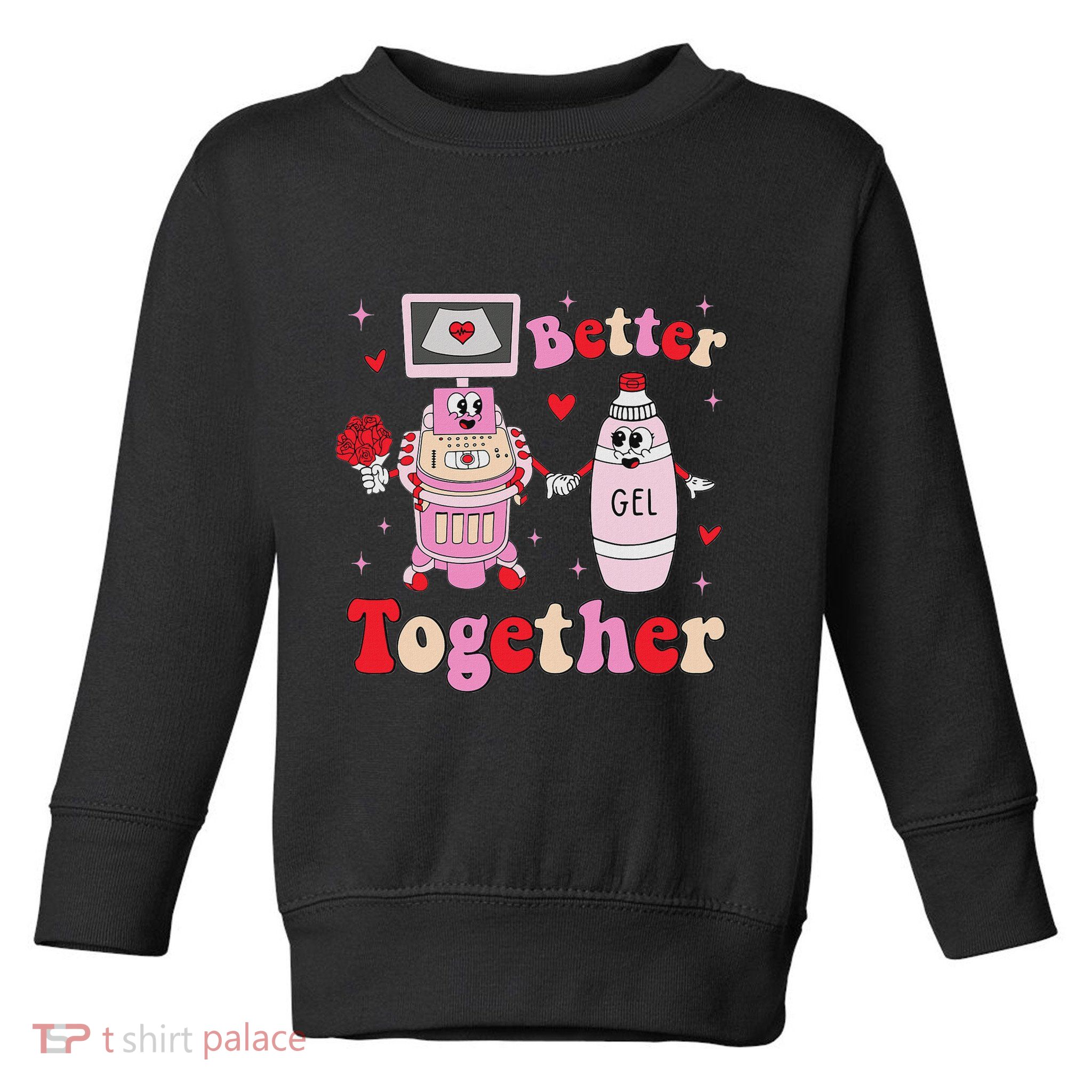 Sonographer ValentineS Day Rdms Ultrasound Technologist Toddler Sweatshirt