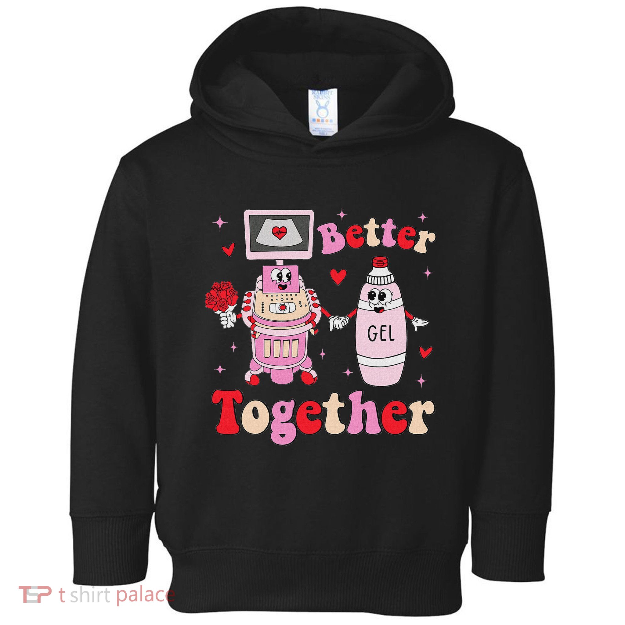 Sonographer ValentineS Day Rdms Ultrasound Technologist Toddler Hoodie