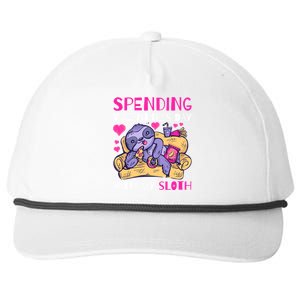 Spending Valentine's Day With My Sloth Gift Snapback Five-Panel Rope Hat