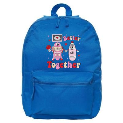 Sonographer ValentineS Day Rdms Ultrasound Technologist 16 in Basic Backpack