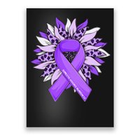 Stop Violence End The Silence Domestic Violence Ribbon Poster