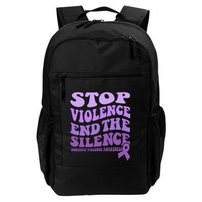 Stop Violence End the Silence Domestic Violence Awareness Backpack
