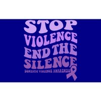 Stop Violence End the Silence Domestic Violence Awareness Bumper Sticker