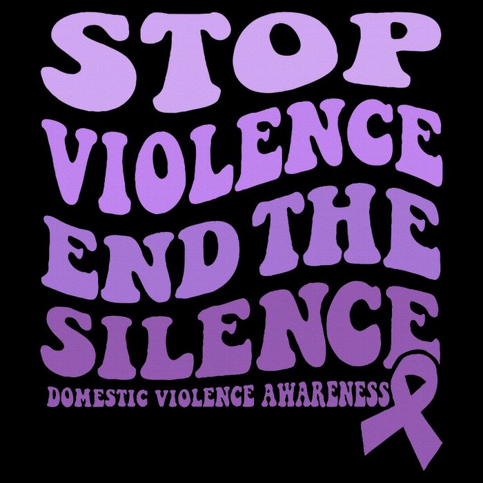 Stop Violence End the Silence Domestic Violence Awareness City Backpack