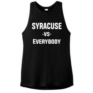 Syracuse Vs Everybody Ladies PosiCharge Tri-Blend Wicking Tank