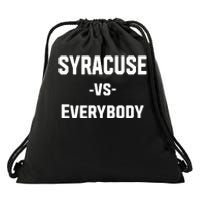 Syracuse Vs Everybody Drawstring Bag