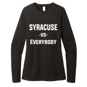 Syracuse Vs Everybody Womens CVC Long Sleeve Shirt