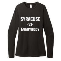 Syracuse Vs Everybody Womens CVC Long Sleeve Shirt