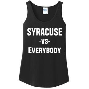 Syracuse Vs Everybody Ladies Essential Tank