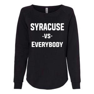 Syracuse Vs Everybody Womens California Wash Sweatshirt