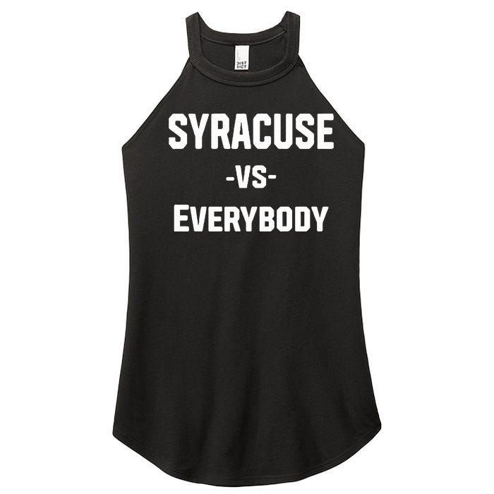 Syracuse Vs Everybody Women's Perfect Tri Rocker Tank