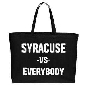 Syracuse Vs Everybody Cotton Canvas Jumbo Tote