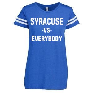 Syracuse Vs Everybody Enza Ladies Jersey Football T-Shirt