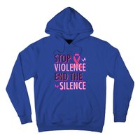 Stop Violence End The Silence Domestic Violence Awareness Hoodie