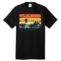 Summer Vibes Exotic Palm Trees Tropical Summer Tall T-Shirt