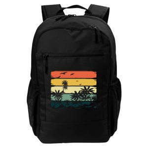 Summer Vibes Exotic Palm Trees Tropical Summer Daily Commute Backpack