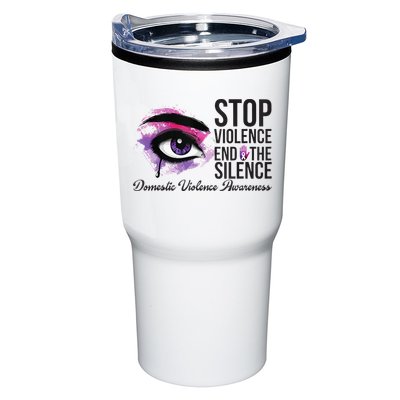 Stop Violence End Silence Domestic Violence Awareness Tumbler