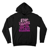 Stop Violence End the Silence Stop Domestic Violence Hoodie