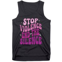 Stop Violence End the Silence Stop Domestic Violence Tank Top