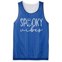 “Spooky Vibes” Eerie Halloween Design Gift Mesh Reversible Basketball Jersey Tank