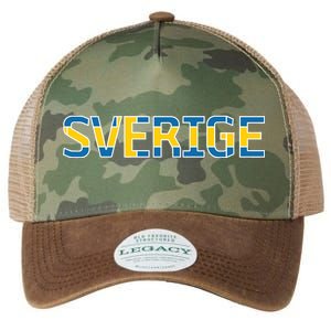 Sverige Sweden Flag Legacy Tie Dye Trucker Hat