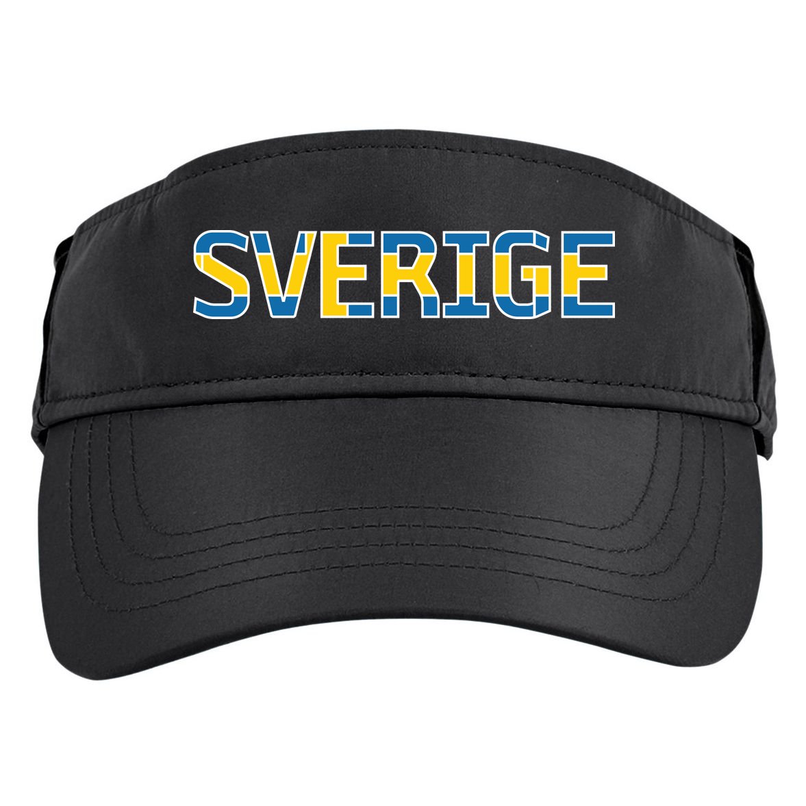 Sverige Sweden Flag Adult Drive Performance Visor