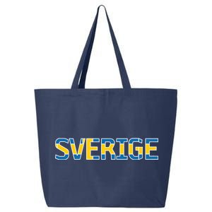 Sverige Sweden Flag 25L Jumbo Tote