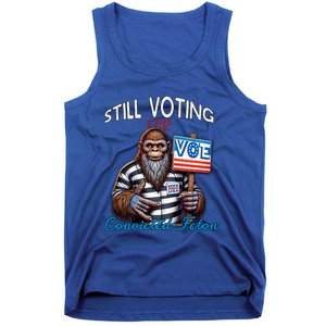 Still Voting For Convicted Felon Donald Trump Peace Bigfoot Gift Tank Top